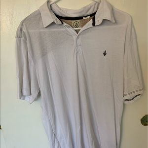 White volcom shirt size large